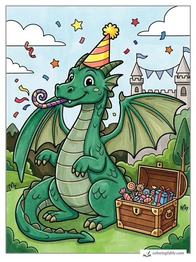 Colored example of this coloring page