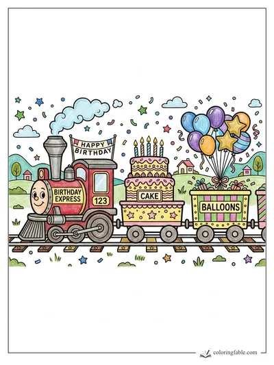 Colored example of this coloring page