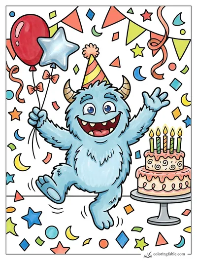 Colored example of this coloring page