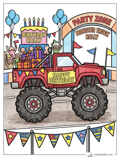 Colored example of this coloring page