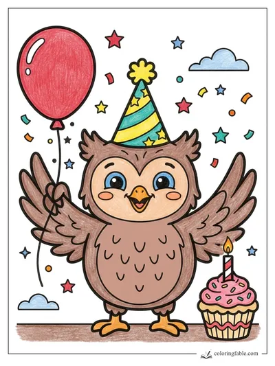 Colored example of this coloring page