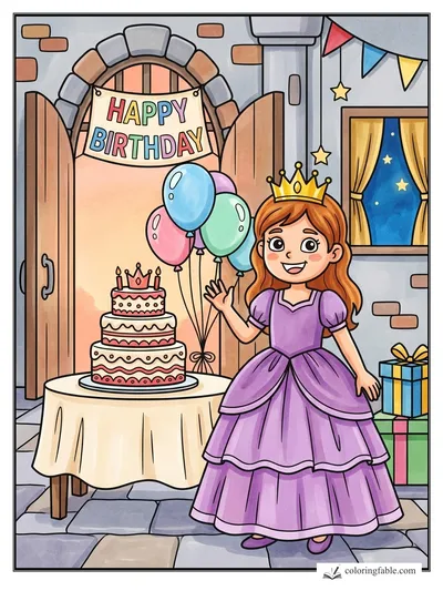 Colored example of this coloring page