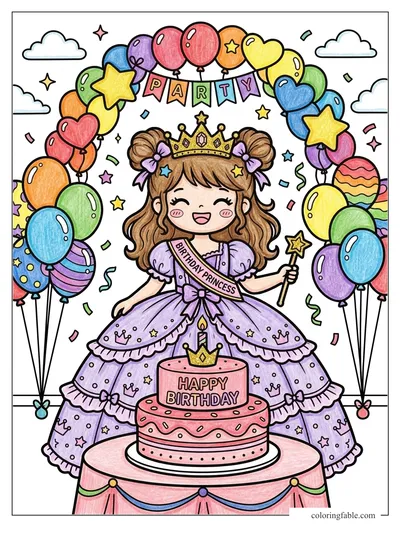Colored example of this coloring page