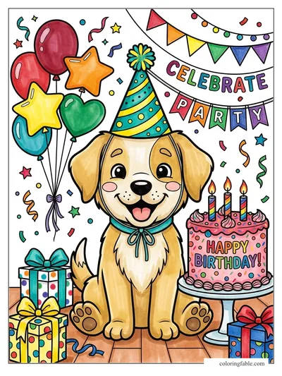 Colored example of this coloring page