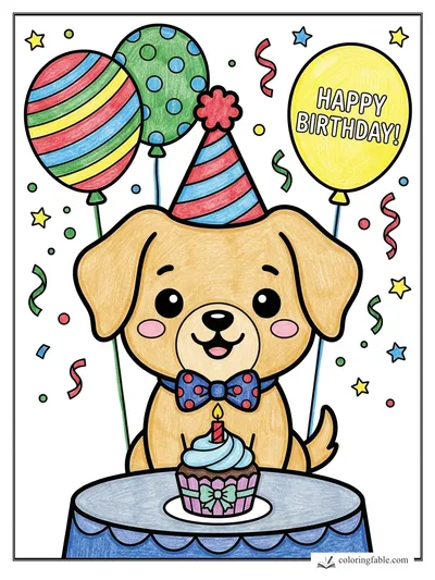 Colored example of this coloring page