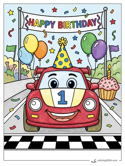 Colored example of this coloring page