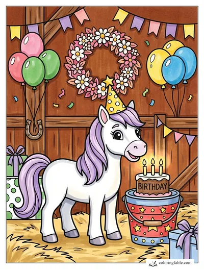 Colored example of this coloring page