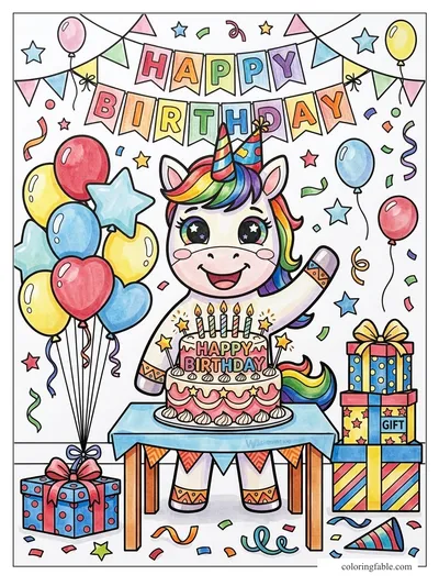 Colored example of this coloring page