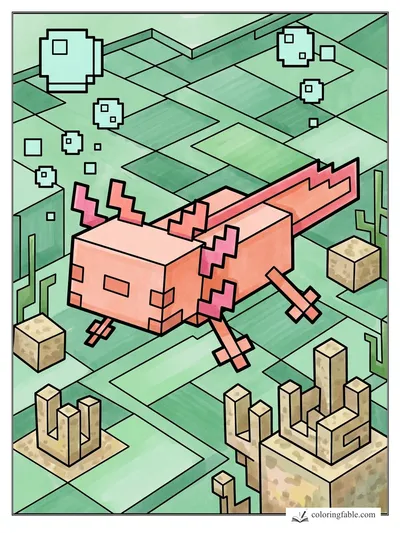 Colored example of this coloring page