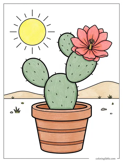 Colored example of this coloring page