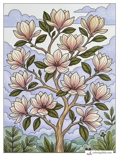 Colored example of this coloring page