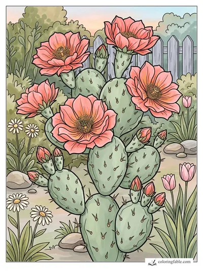 Colored example of this coloring page