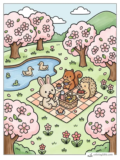 Colored example of this coloring page