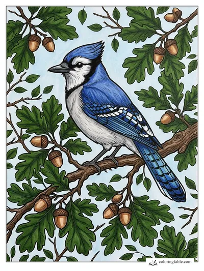 Colored example of this coloring page
