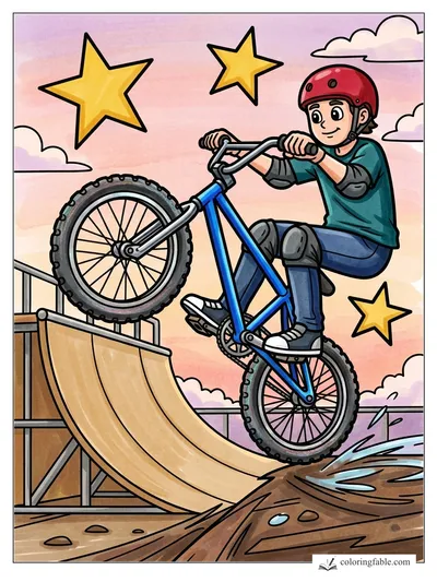Colored example of this coloring page