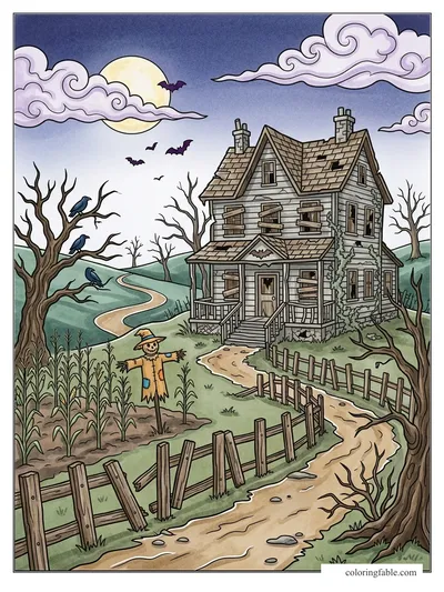 Colored example of this coloring page
