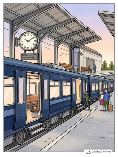 Colored example of this coloring page