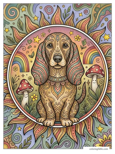 Colored example of this coloring page