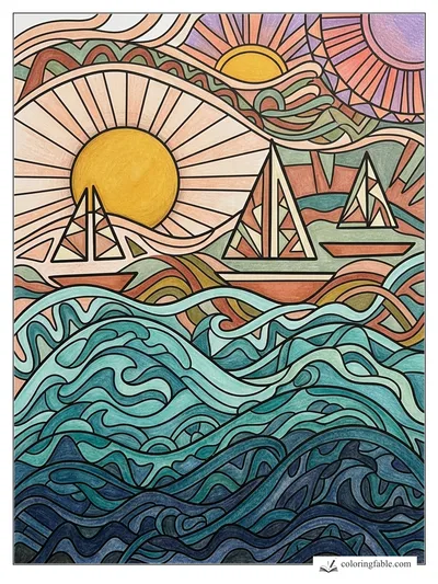 Colored example of this coloring page