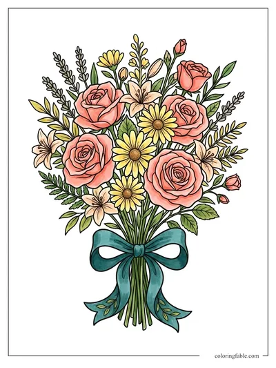 Colored example of this coloring page