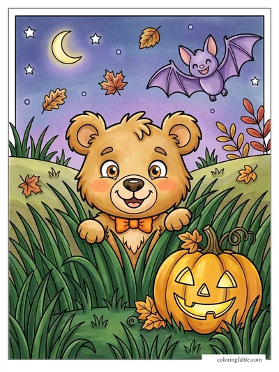 Colored example of this coloring page