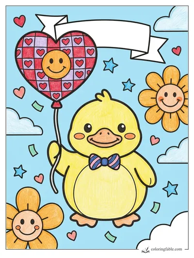 Colored example of this coloring page