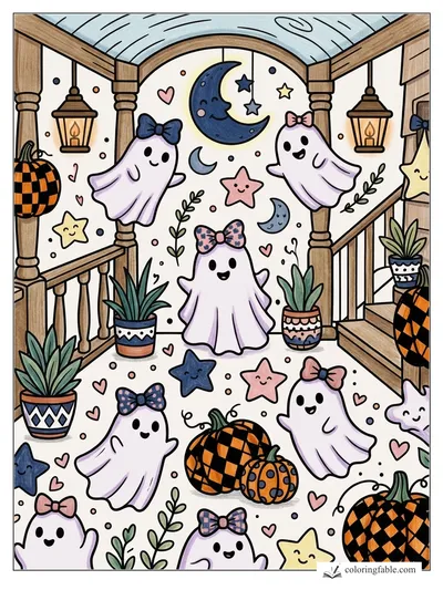 Colored example of this coloring page