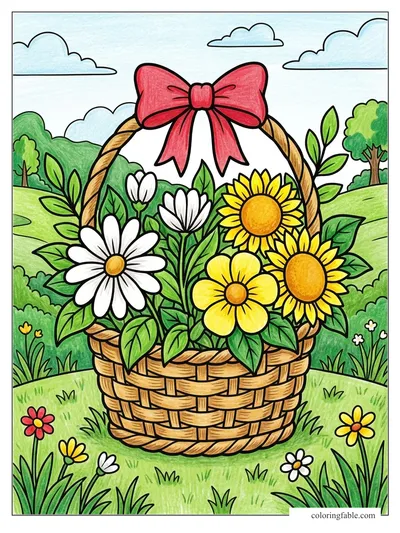 Colored example of this coloring page