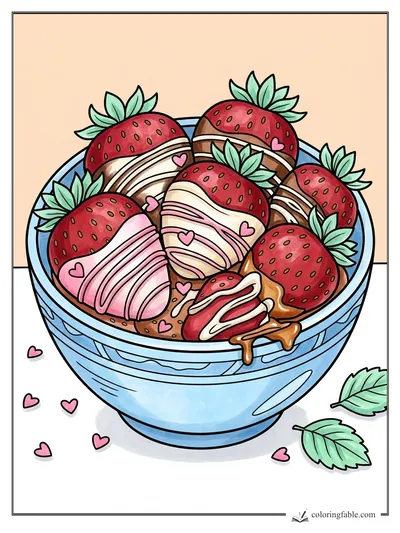 Colored example of this coloring page