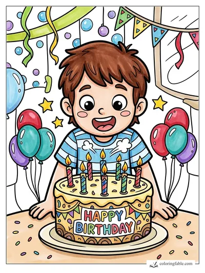 Colored example of this coloring page