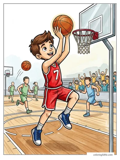 Colored example of this coloring page