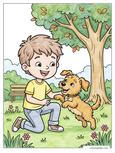 Colored example of this coloring page