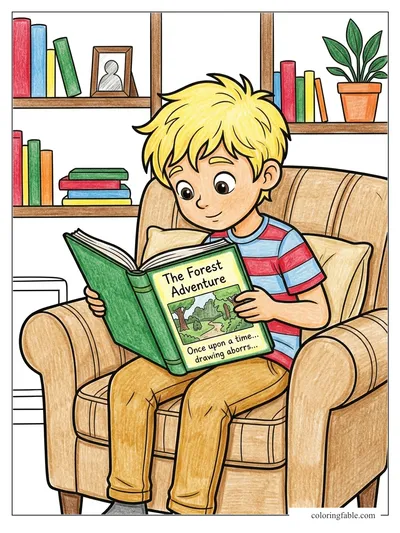 Colored example of this coloring page