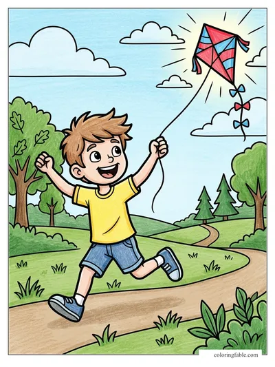 Colored example of this coloring page