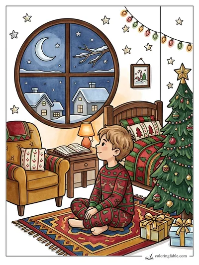 Colored example of this coloring page
