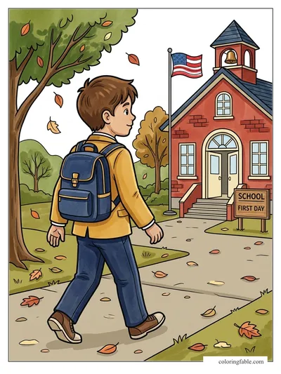 Colored example of this coloring page