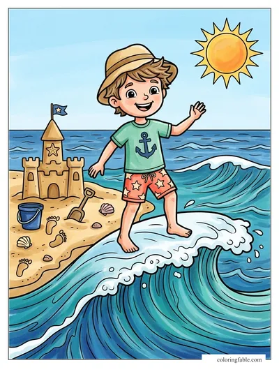 Colored example of this coloring page