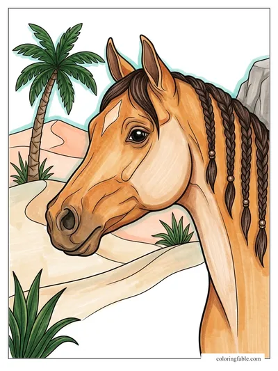 Colored example of this coloring page