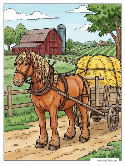 Colored example of this coloring page