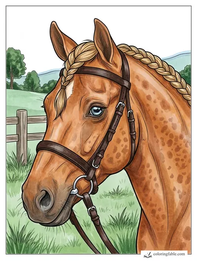 Colored example of this coloring page