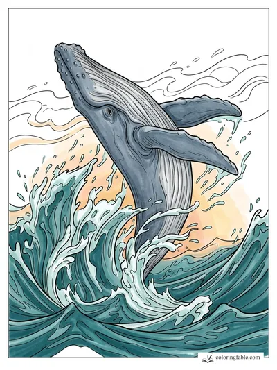 Colored example of this coloring page