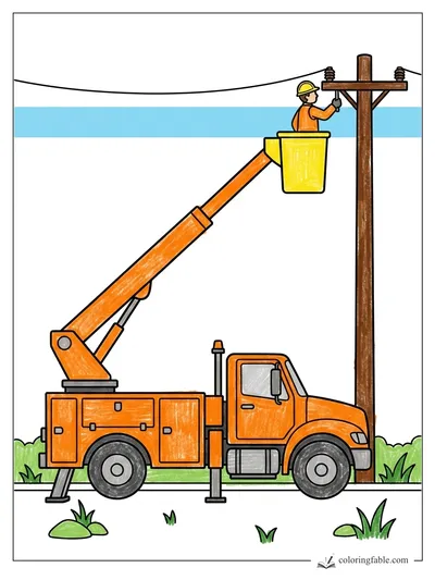 Colored example of this coloring page