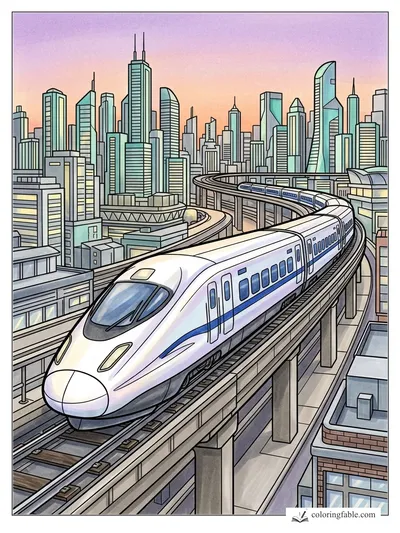 Colored example of this coloring page