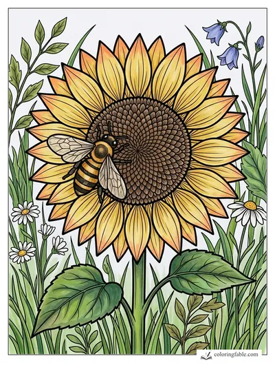 Colored example of this coloring page