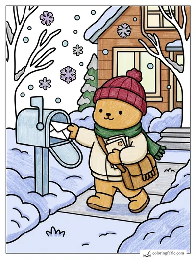 Colored example of this coloring page