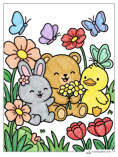 Colored example of this coloring page