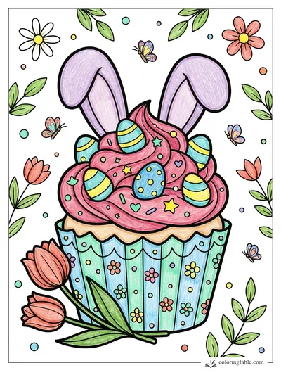 Colored example of this coloring page