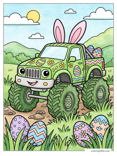 Colored example of this coloring page