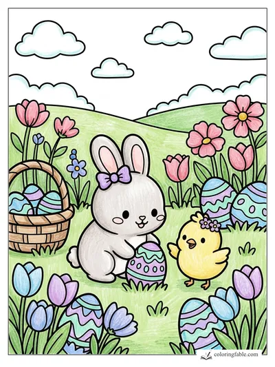 Colored example of this coloring page