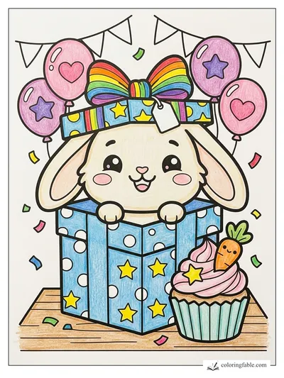Colored example of this coloring page